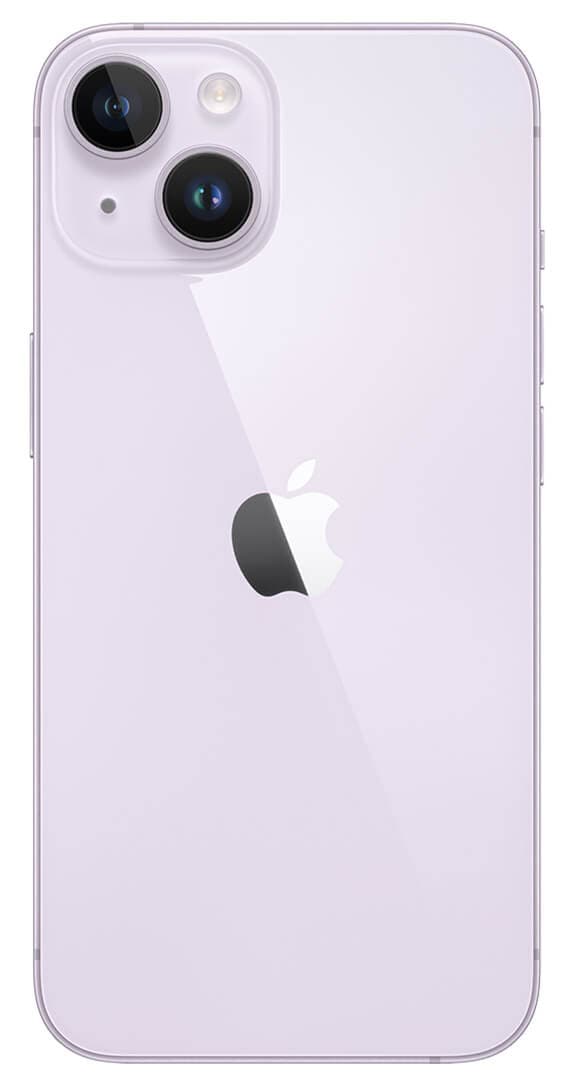 Back of Apple iPhone 14 (Cricket CPO)