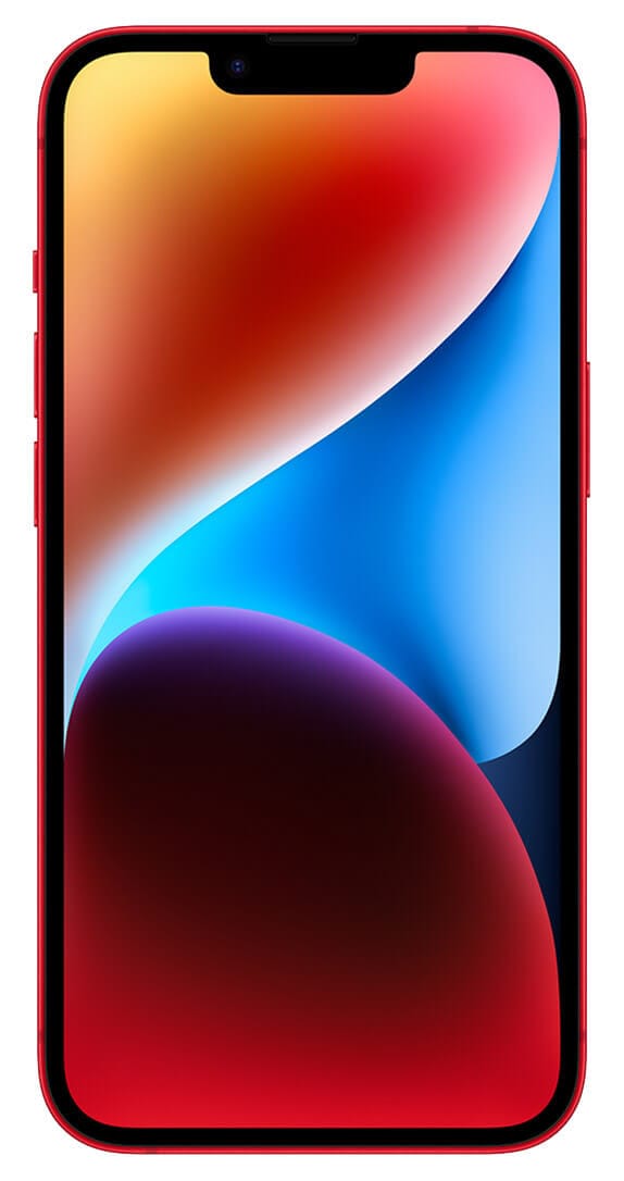 Front of Apple iPhone 14 (Cricket CPO)
