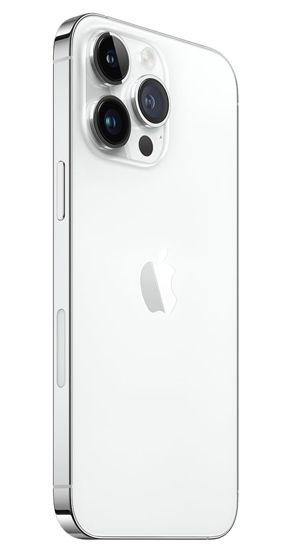 Side of Apple iPhone 14 Pro Max (Cricket CPO)
