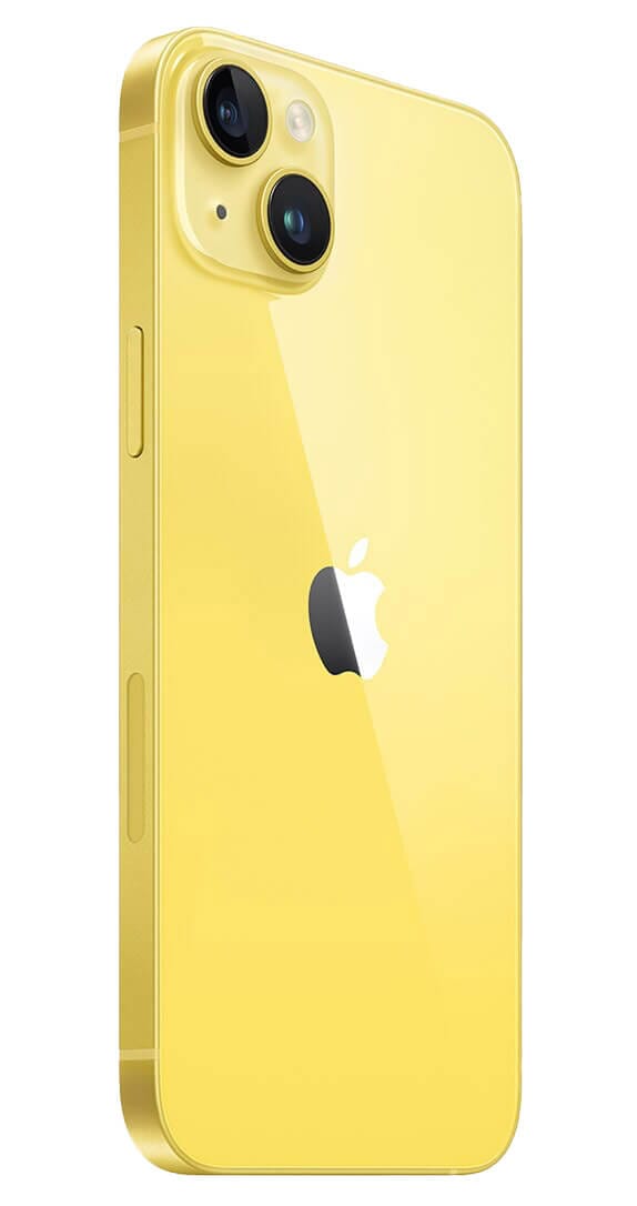 Side of Apple iPhone 14 Plus (Cricket CPO)