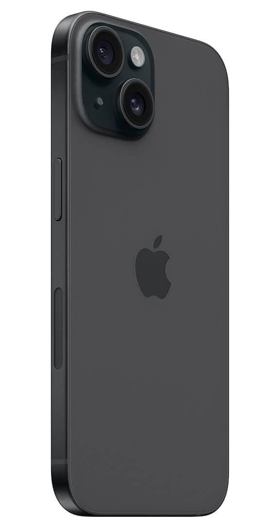 Side of Apple iPhone 15